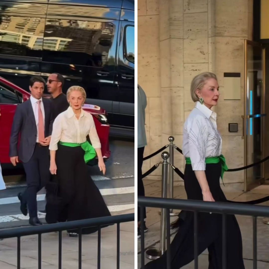 Aos 87, Carolina Herrera viraliza ao ostentar vigor e aparecer de saltinho na NYFW