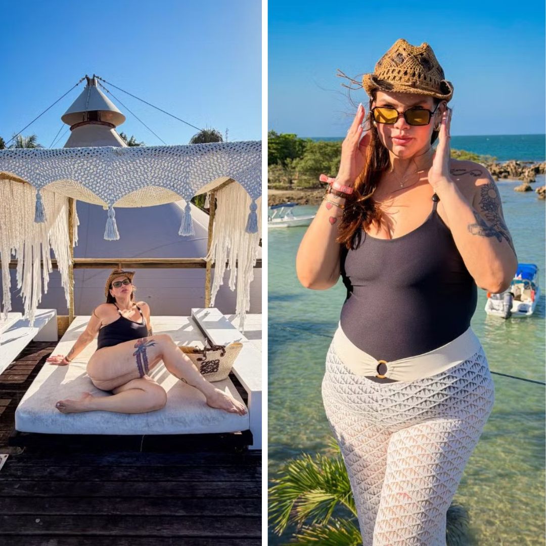 Thais Carla abre álbum de férias em Morro de São Paulo: ‘Iniciando meu feriado do melhor jeito’