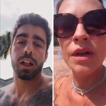 Luana Piovani e Pedro Scooby trocam alfinetadas após filha aparecer com piolhos