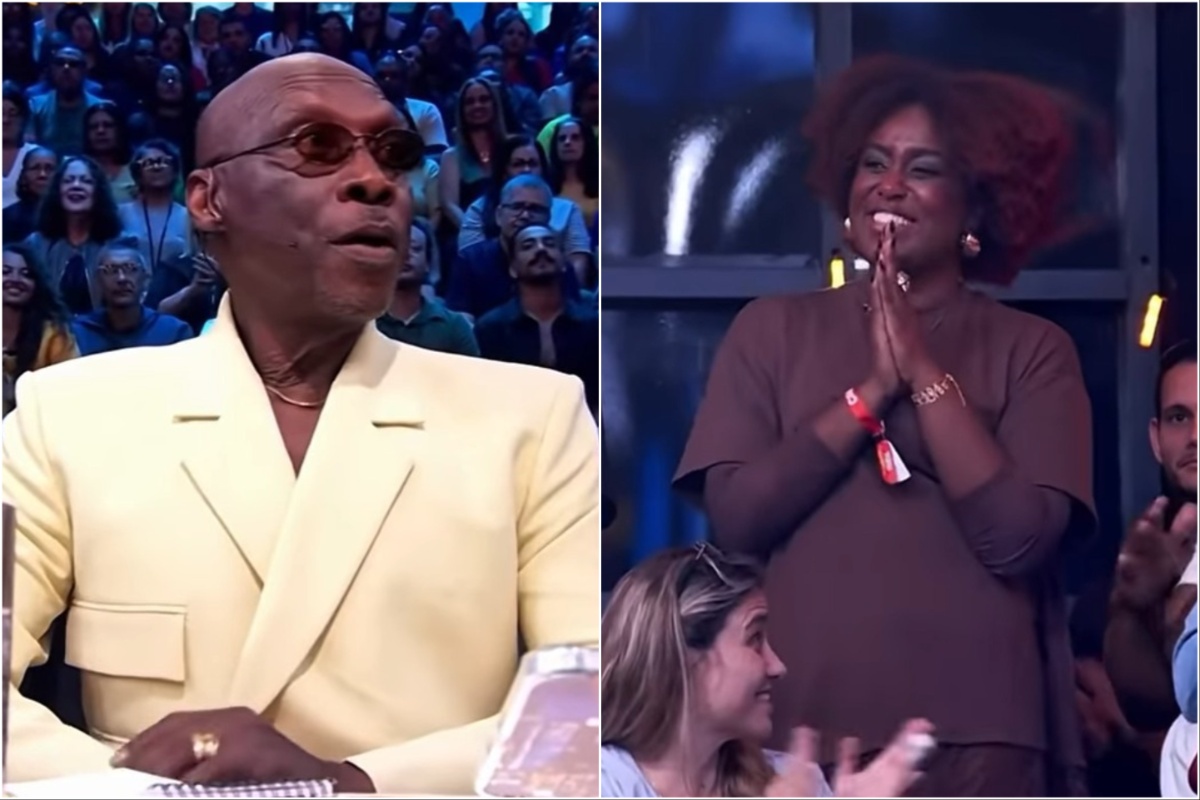 Val Benvindo ganha homenagem ao vivo de Zebrinha no Domingão com Huck: ‘Te amo’