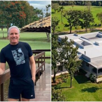 Aos 71 anos, apresentador afastado da TV tem refúgio verde com 104 hectares, campo de futebol e muito luxo