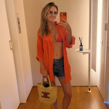Ticiane Pinheiro aproveita dia de folga no Rio com look de praia elegante; veja