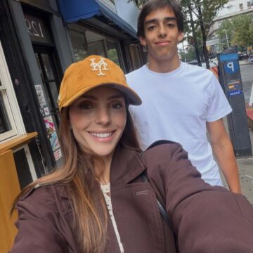 Filho de Kaká e Carol Celico curte viagem com a mãe antes de iniciar estudos nos EUA