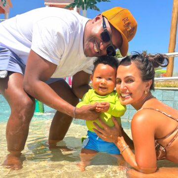 Carol Peixinho mostra antes e depois um ano após nascimento de Bento, seu filho com Thiaguinho