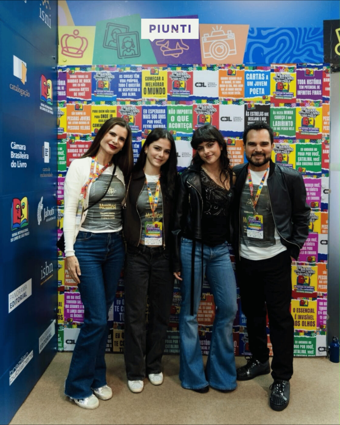 Aos 16 anos, filha de Luciano Camargo apresenta primeiro livro na Bienal de São Paulo e ganha homenagem do pai