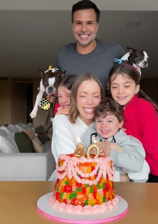 Fabiana Justus completa 40 anos e comemora ao lado dos filhos e marido: “Rezei pelo que tenho hoje”