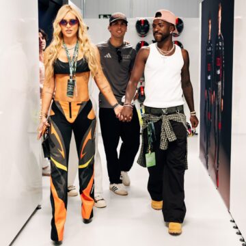 Virginia Fonseca chama atenção em GP de Fórmula 1 com look ousado ao lado de Vini Jr.