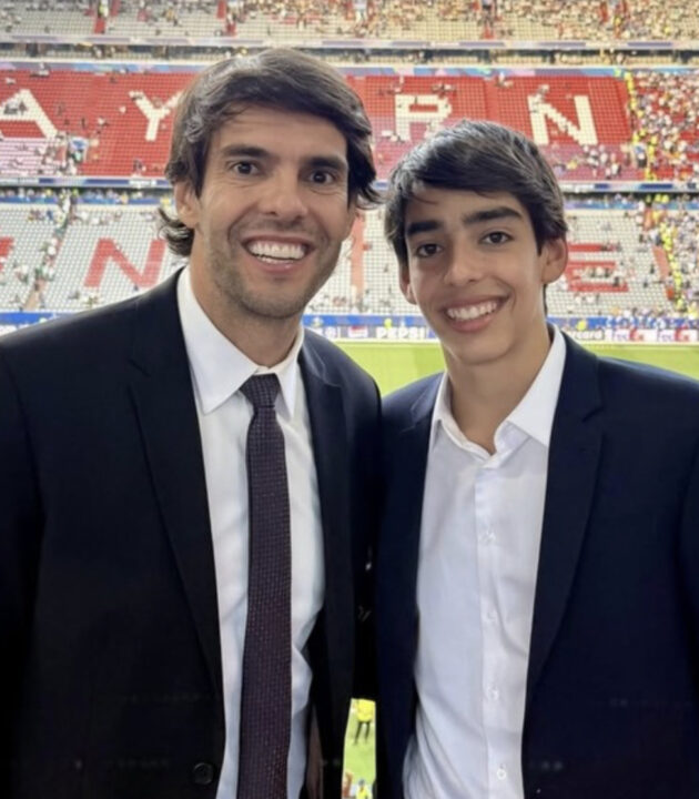 Antes de se mudar para os EUA, filho de Kaká e Carol Celico impressionou ao mostrar talento no futebol