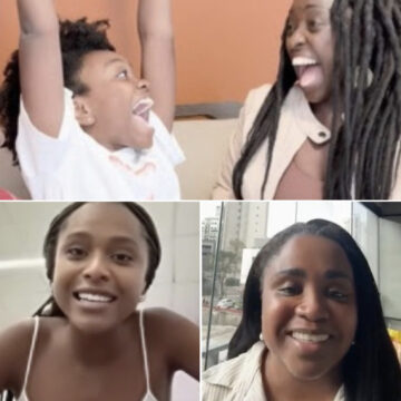 Atriz mirim de ‘Êta Mundo Melhor’ ganha convite inesperado de Duda Santos e Daiane dos Santos