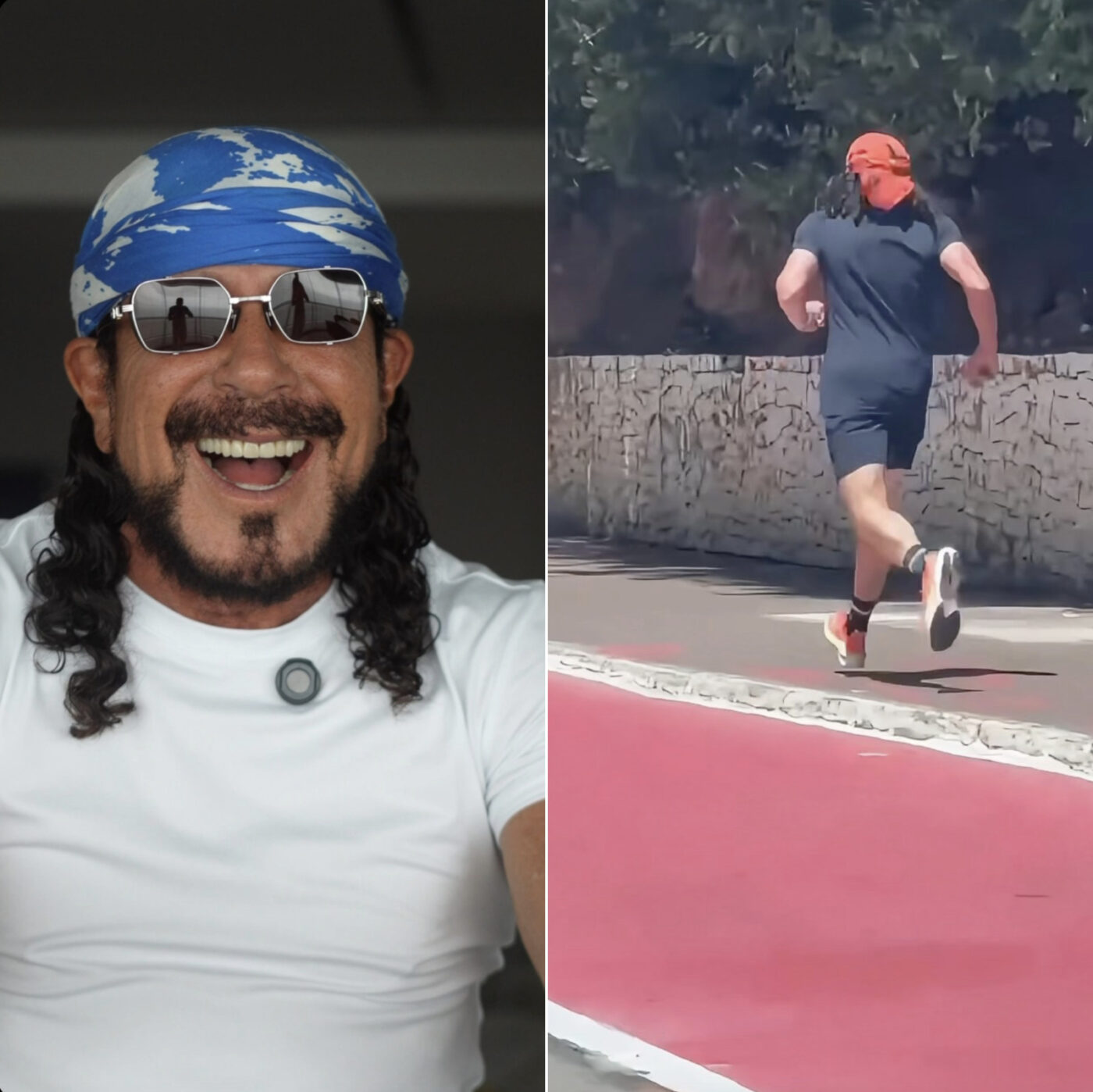 Aos 74 anos, Bell Marques esbanja disposição durante corrida em Salvador