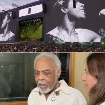 Gilberto Gil surpreende Pedro Sampaio em show no Rock in Rio e DJ comemora: ‘Zerei o game’