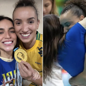 Jogadora de Seleção Brasileira se declara para namorada após importante conquista: “Te amo muito”