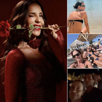 Ivete Sangalo relembra temporada de Verão na Europa com filho e namorado: “É uma delícia”