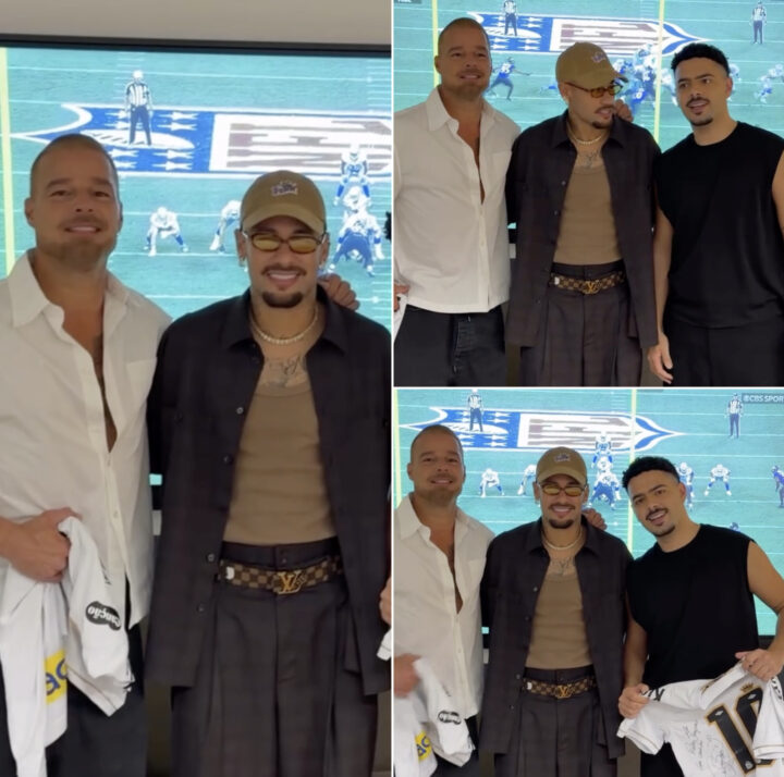 Ricky Martin posa com Neymar no Maracanã antes de show histórico na NFL