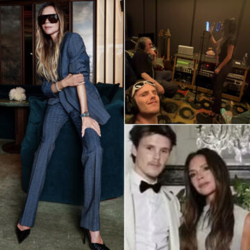 Ex-Spice Girls, Victoria Beckham ensaia retorno à música após duas décadas e surge em estúdio com o filho
