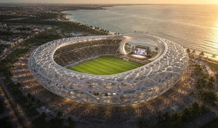Arena dos Corais: metrópole nordestina planeja construir estádio mais ousado do Brasil; fotos