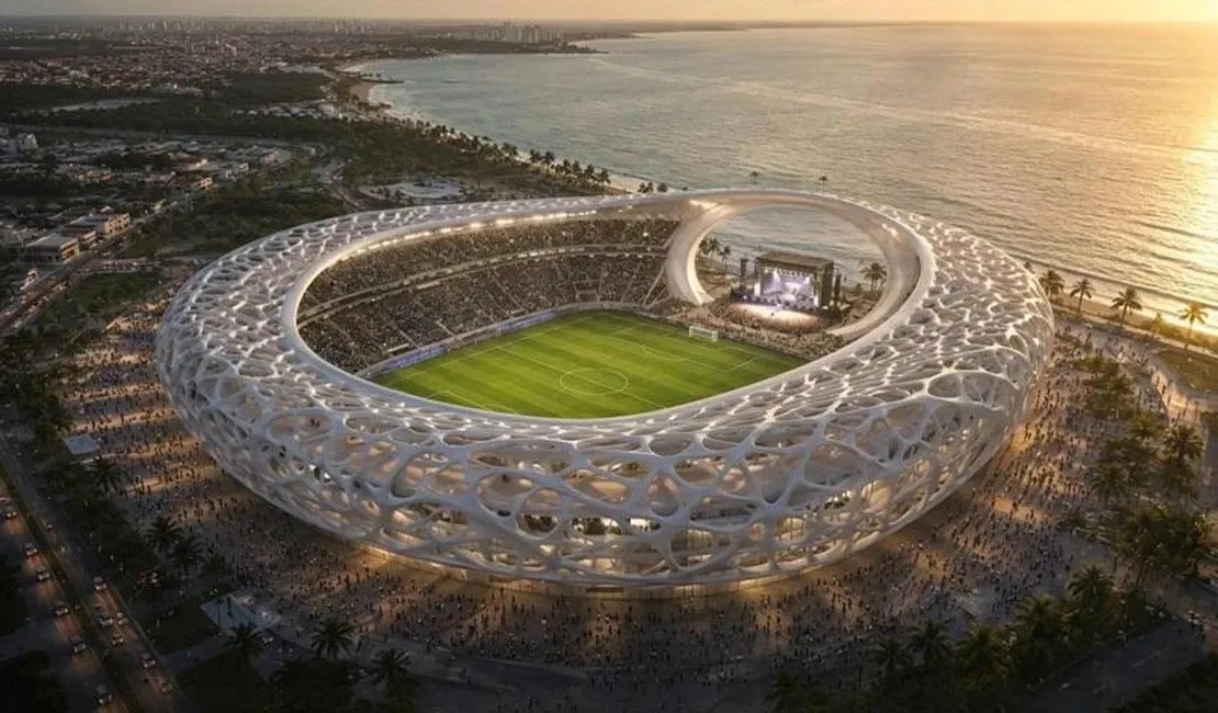 Arena dos Corais: metrópole nordestina planeja construir estádio mais ousado do Brasil; fotos