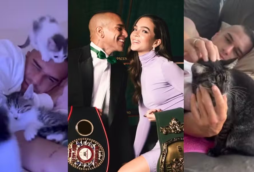 Mel Maia mostra lado ‘fofo’ de seu namorado lutador de boxe, Luan Medeiros, após título