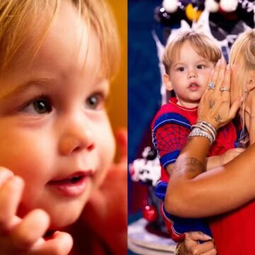 Virginia se emociona ao celebrar 2 anos do filho José Leonardo: ‘Você foi tão desejado e esperado’