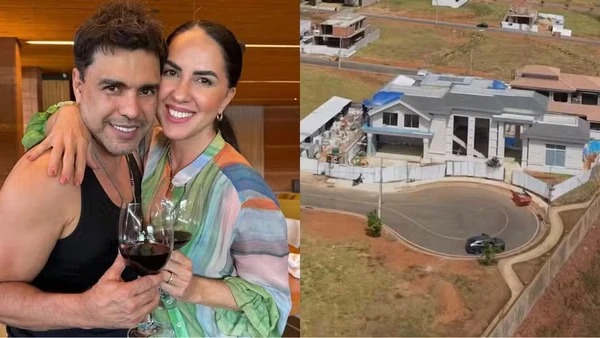 Bar, espaço gourmet e banheiro ‘spa’: como será a mansão de Zezé Di Camargo e Graciele Lacerda na Chapada