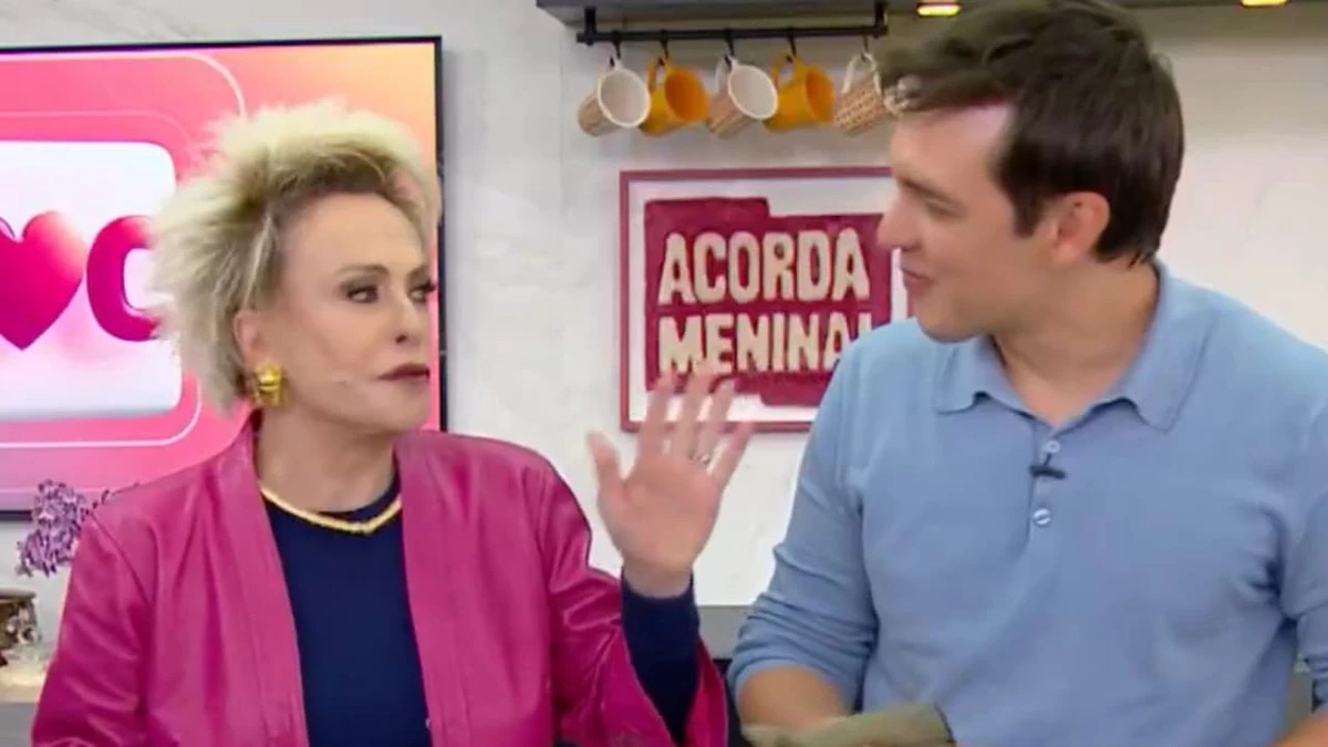 Ana Maria Braga perde a paciência ao vivo com Alessandro Jodar: ‘Que difícil ele’