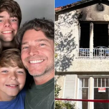Após casa pegar fogo nos EUA, Erik Marmo consegue salvar itens familiares importantes: ‘Seguiremos mais fortes’