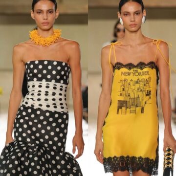 Baiana Luma Vitória desfila para Carolina Herrera durante a New York Fashion Week