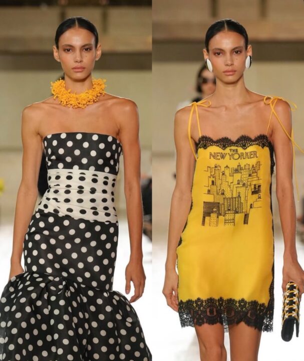 Baiana Luma Vitória desfila para Carolina Herrera durante a New York Fashion Week