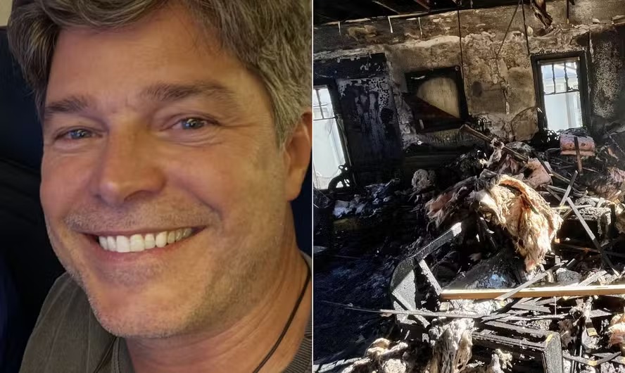 Vaquinha para Erik Marmo reconstruir a casa incendiada atinge quase R$ 200 mil