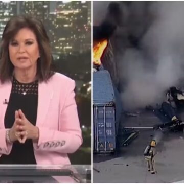 Jornalista anuncia ao vivo morte de equipe da emissora de TV em queda de helicóptero