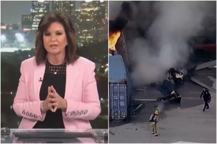 Jornalista anuncia ao vivo morte de equipe da emissora de TV em queda de helicóptero