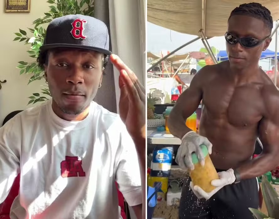 Finalista do ‘The Voice’, cantor passa a trabalhar como vendedor de caipirinha na praia: ‘Melhor decisão’