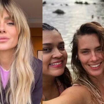 Carol Dieckmmann se emociona ao ver foto com Angélica e Preta Gil: ‘Caiu uma lagriminha’