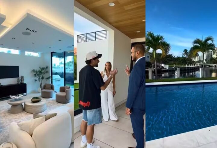 7 banheiros, elevador e coladinha com o mar: Zé Felipe visita mansões para temporada em Miami