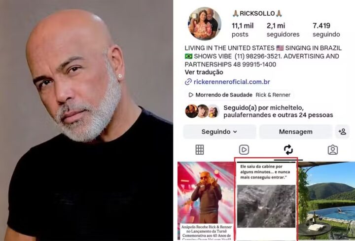 Rick relembrou acidente de avião semanas antes de morrer com queda de helicóptero
