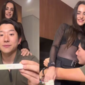 Ex-BBB Pyong Lee será pai novamente e anuncia gravidez de Natália Nasser