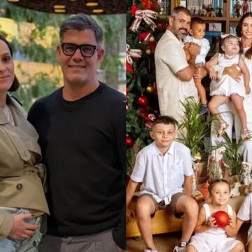 Juliano Cazarré e Letícia anunciam que estão à espera do sétimo filho: ‘Meu presente’