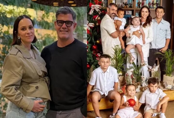 Juliano Cazarré e Letícia anunciam que estão à espera do sétimo filho: ‘Meu presente’