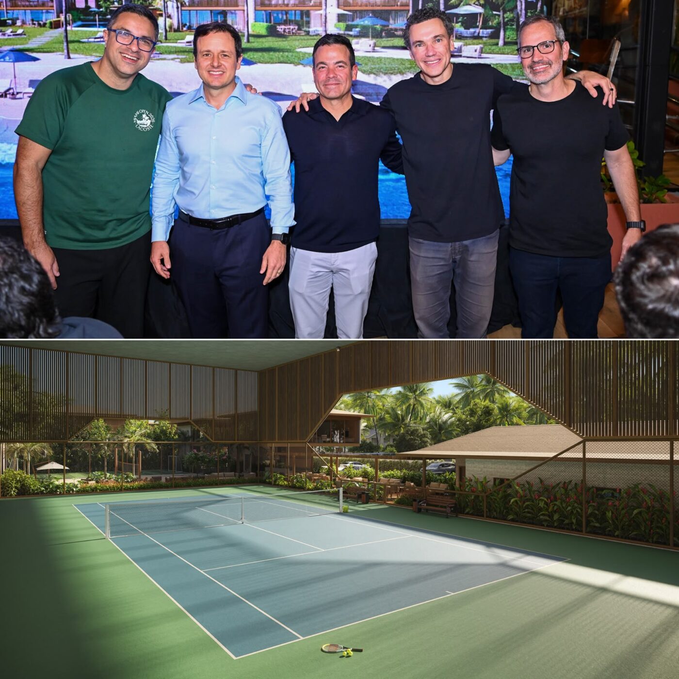 QPC Incorporadora promove evento e anuncia quadras de tênis cobertas em empreendimentos residenciais na Bahia; veja fotos