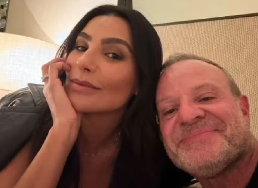 Cíntia Chagas se manifesta sobre fim de relacionamento com Rubens Barrichello: ‘Fofo’
