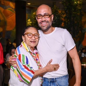 Restaurante no Hotel da Bahia promove caruru sob comando de Vini Figueira e Licia Fabio; veja fotos