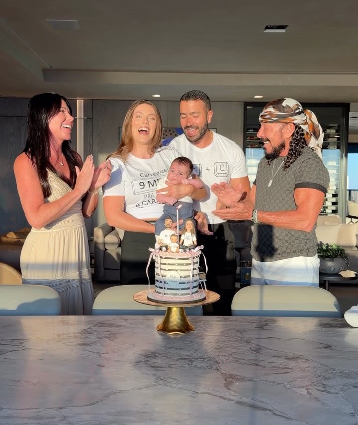 Rafa Marques e Pati Guerra celebram 2 meses da filha Malu com tema especial