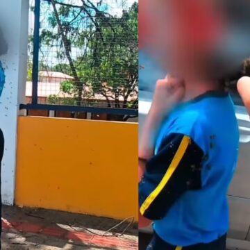 Motoboy enfrenta enxame de abelhas para salvar garota e leva 40 picadas