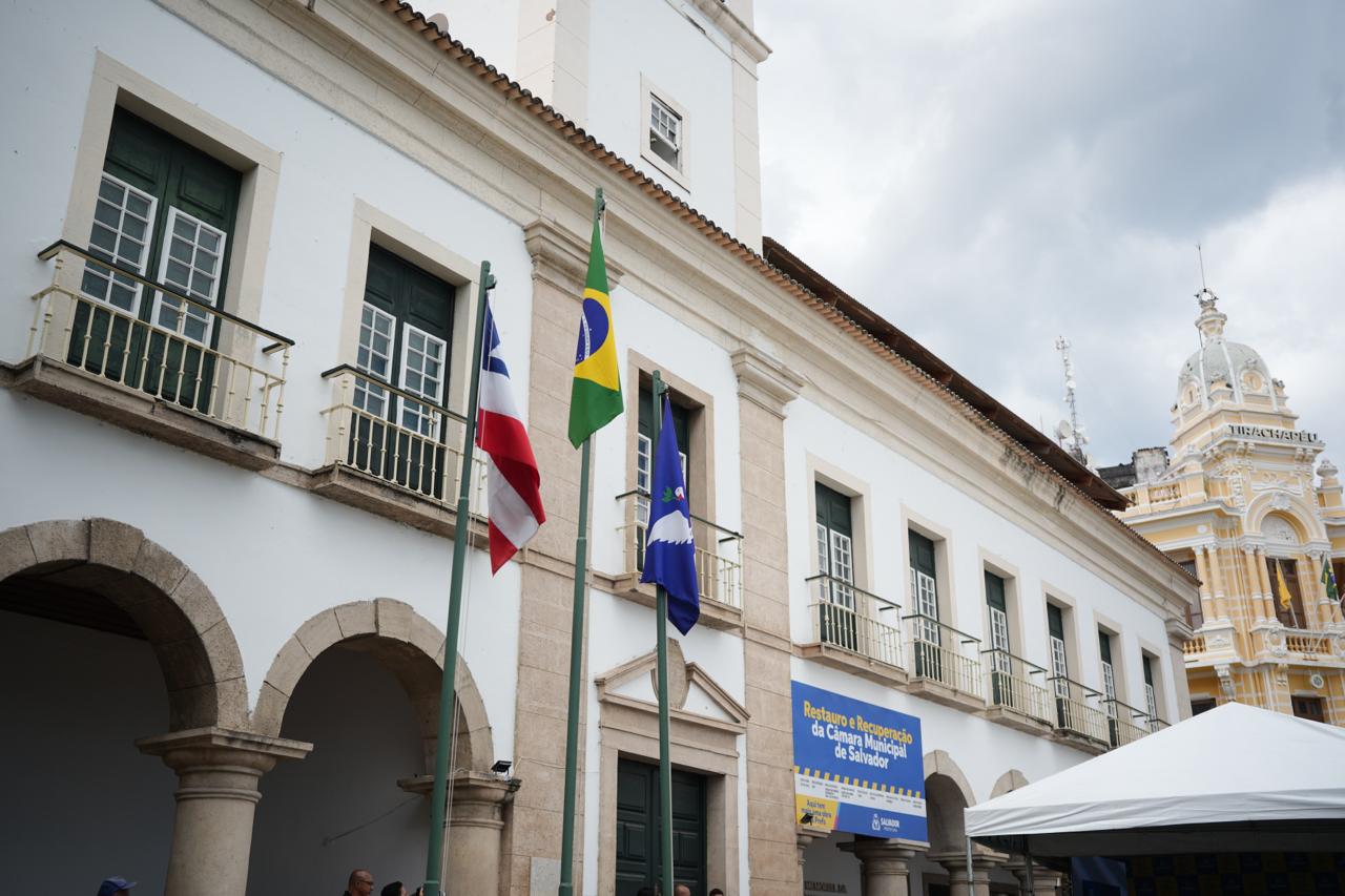 Com investimento de R$ 18 milhões, Salvador inicia restauração da Câmara Municipal; prédio terá novo memorial