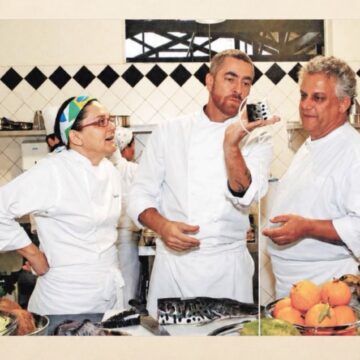 Alex Atala, Mara Salles e Edinho Engel se reencontram em Salvador para jantar especial