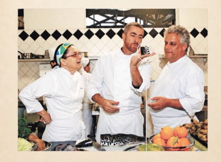 Alex Atala, Mara Salles e Edinho Engel se reencontram em Salvador para jantar especial