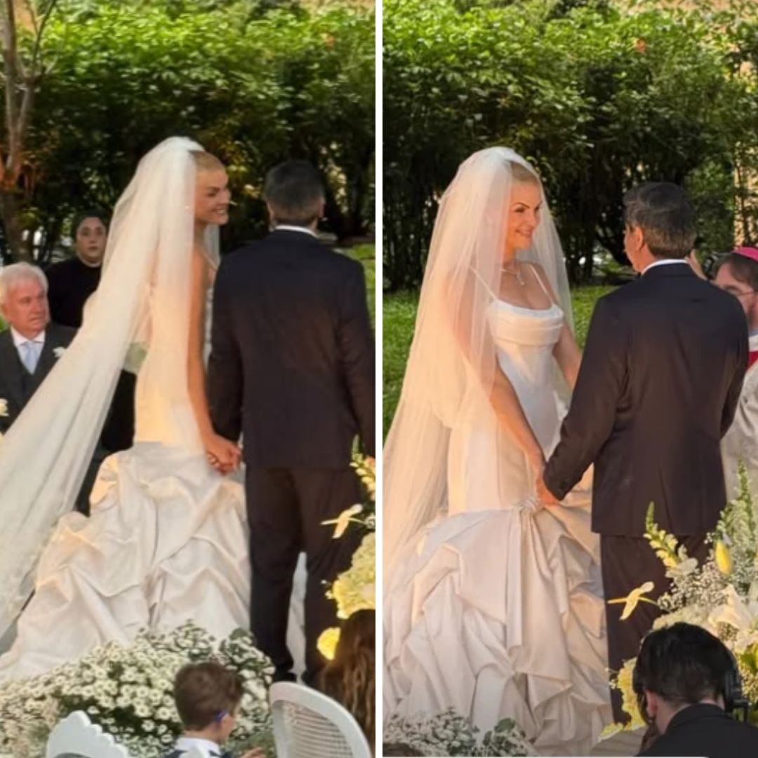Ana Hickmann e Edu Guedes se casam após dois anos de relacionamento