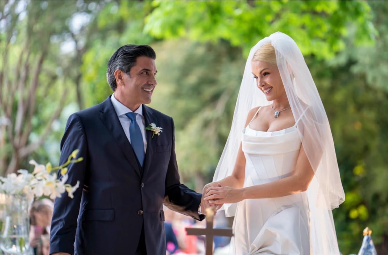 Ana Hickmann e Edu Guedes se casam em cerimônia religiosa no interior de São Paulo