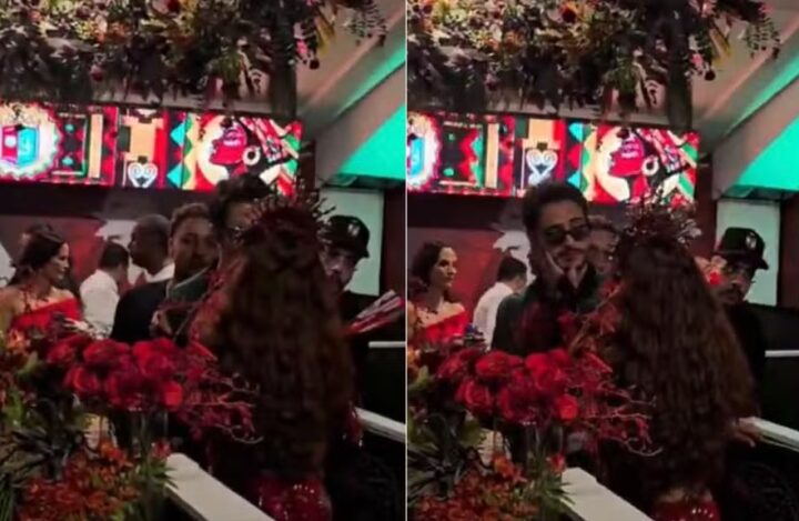 Anitta e Danilo Mesquita se beijam durante coroação na Grande Rio e aumentam rumores de romance