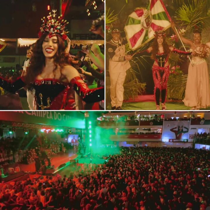 Anitta é coroada rainha de bateria da Grande Rio com quadra lotada